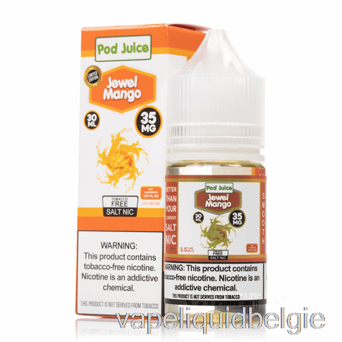 Vape Vloeibaar Juweel Mango - Peulensap - 30 Ml 20 Mg